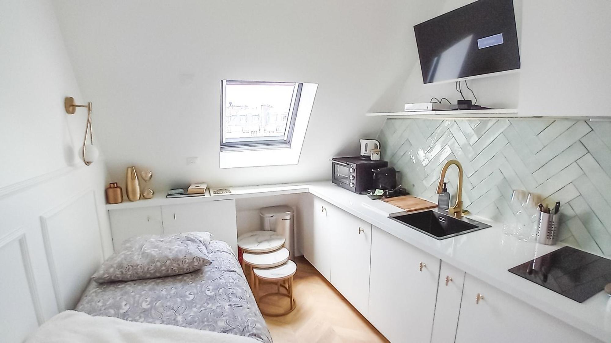 Appartement Le Mini Nest - Coeur De - Trocadero -tour Eiffel Parijs